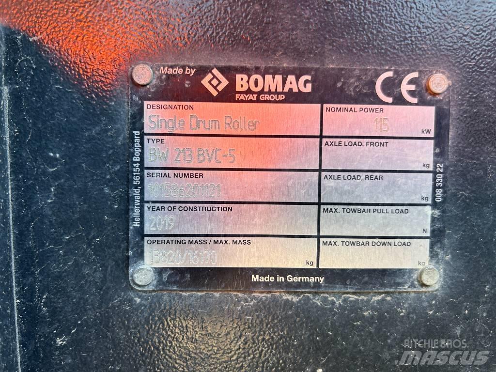 Bomag BW 213 Tahačové válce