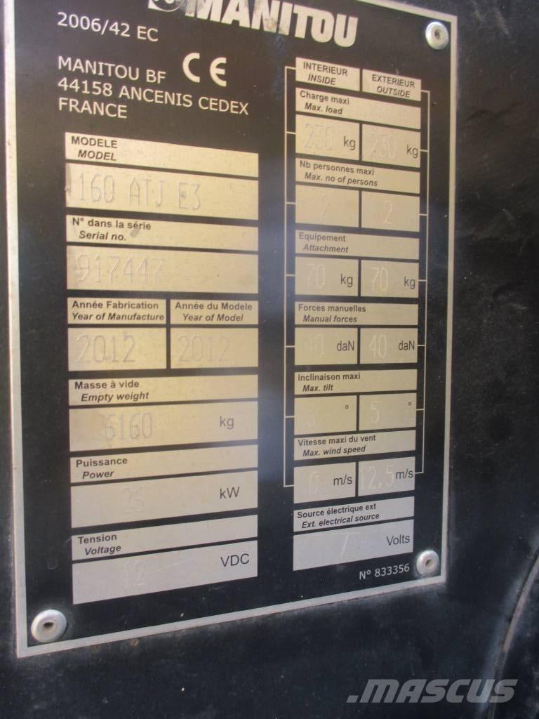 Manitou 160 ATJ Kloubové plošiny