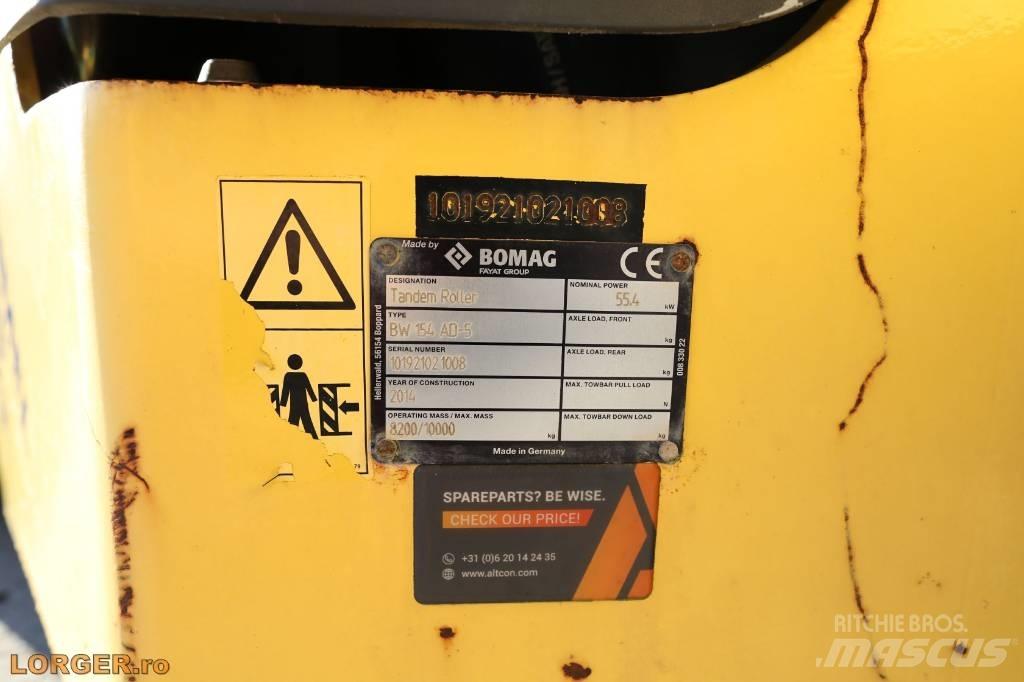 Bomag BW 154 AD-5 Tandemové válce