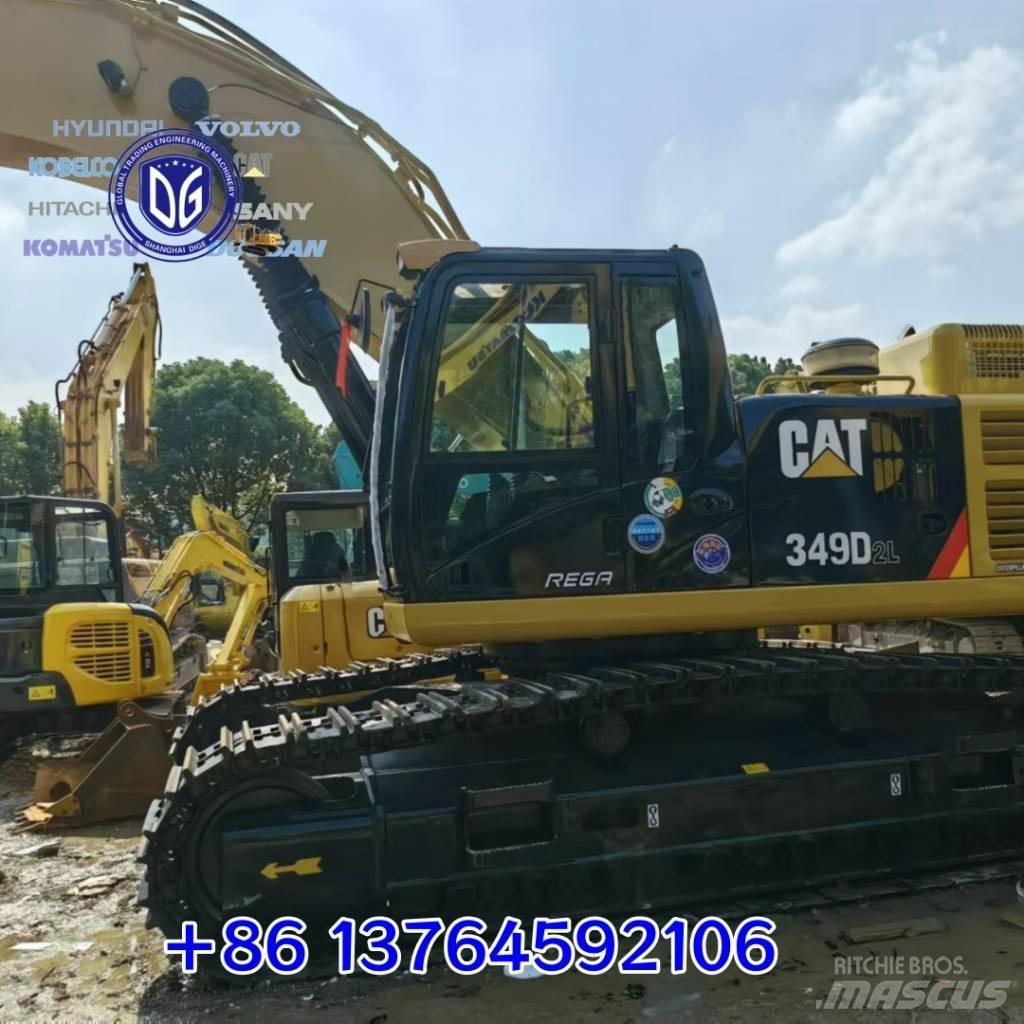 CAT 349D Pásová rýpadla