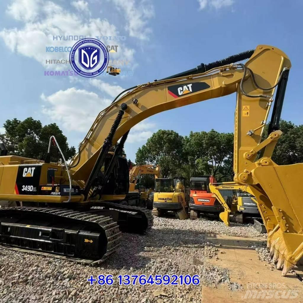 CAT 349D Pásová rýpadla