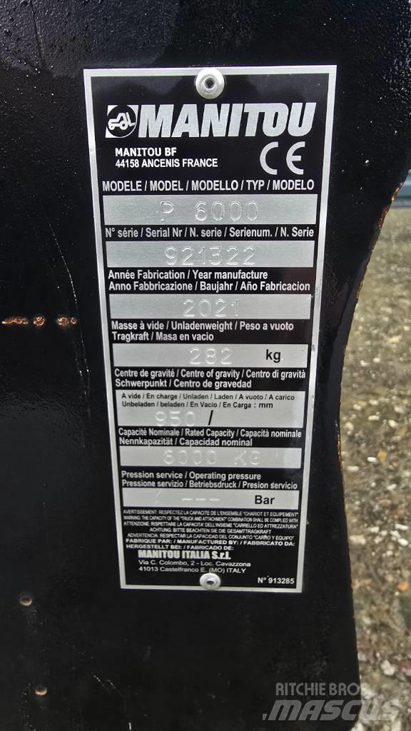 Manitou P6000 Jib Ostatní komponenty