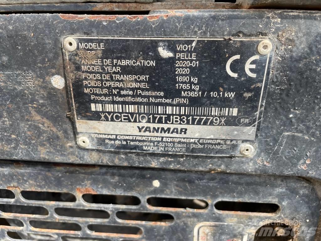 Yanmar Vio 17 U Mini rýpadla < 7t