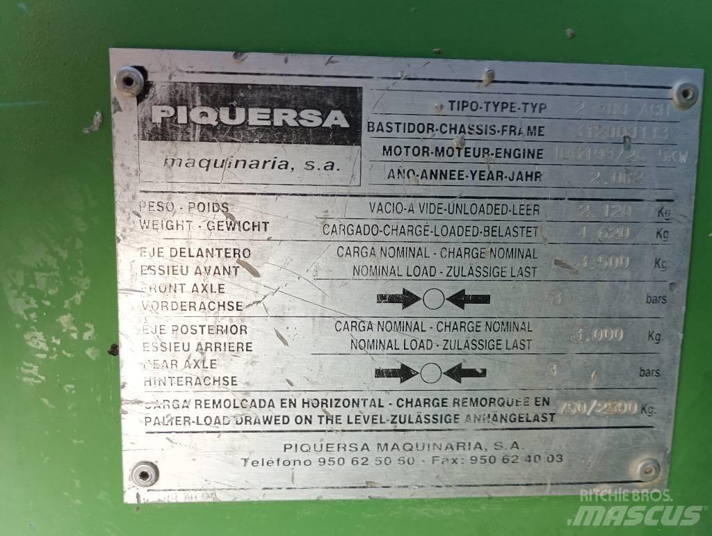 Piquersa 2500 ACH Vyklápěcí dempry