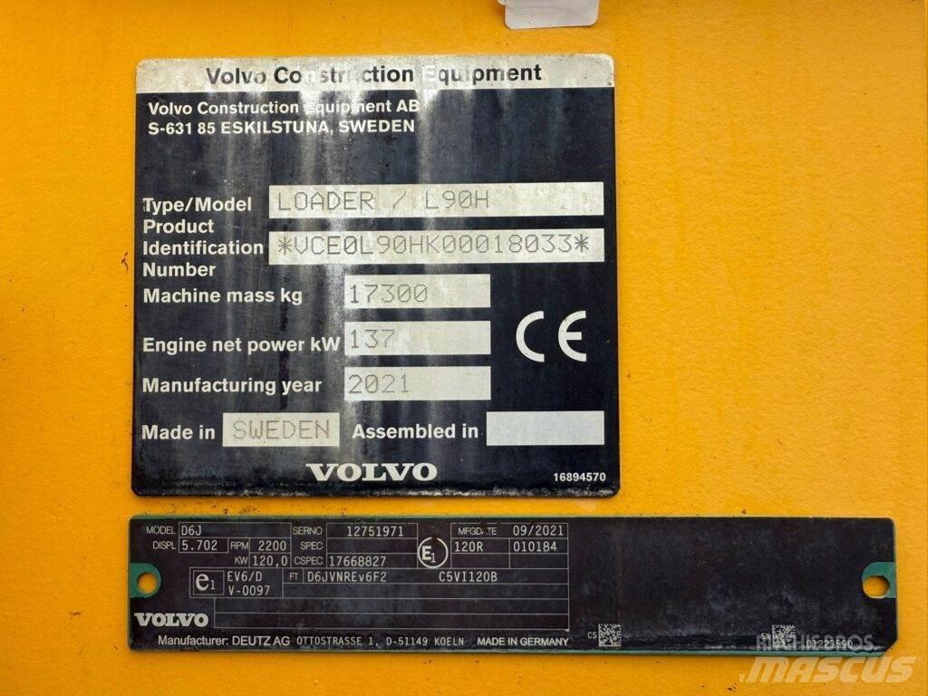 Volvo L90H Kolové nakladače