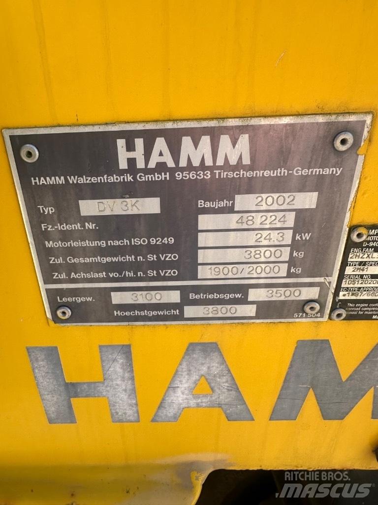 Hamm DW3 tromble Další válce