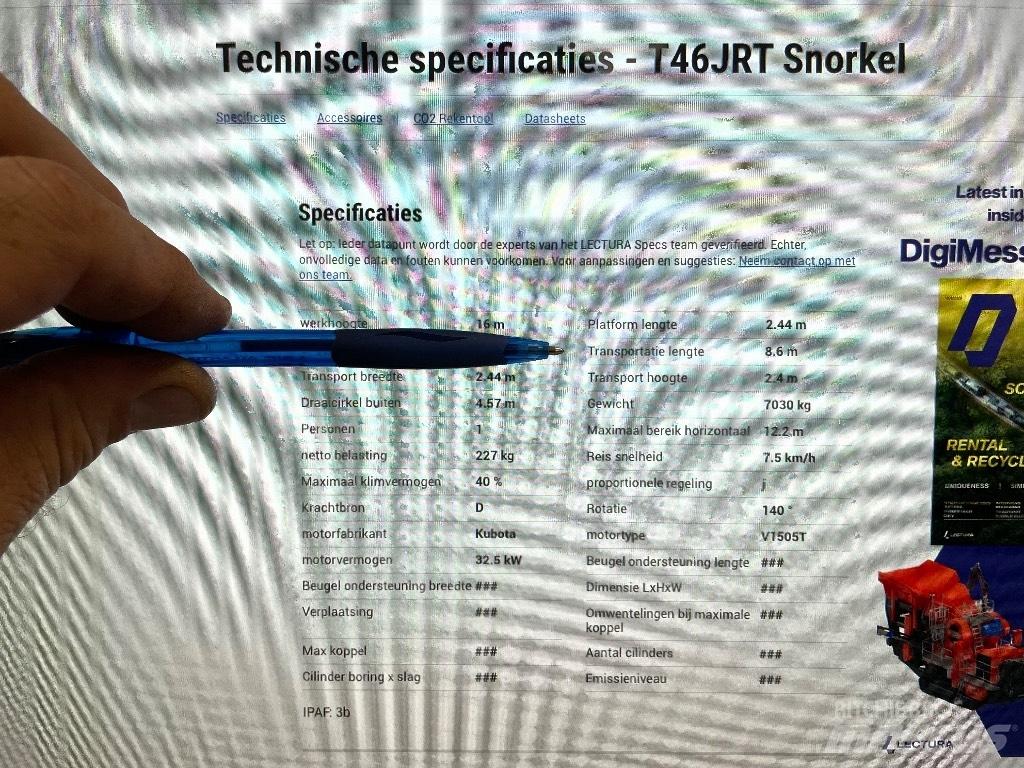 Snorkel T 46 J RT Kloubové plošiny