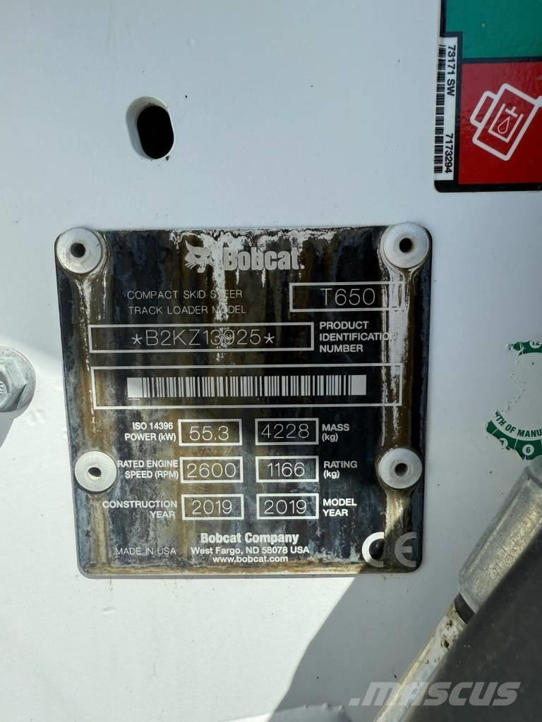 Bobcat T 650 Smykem řízené nakladače