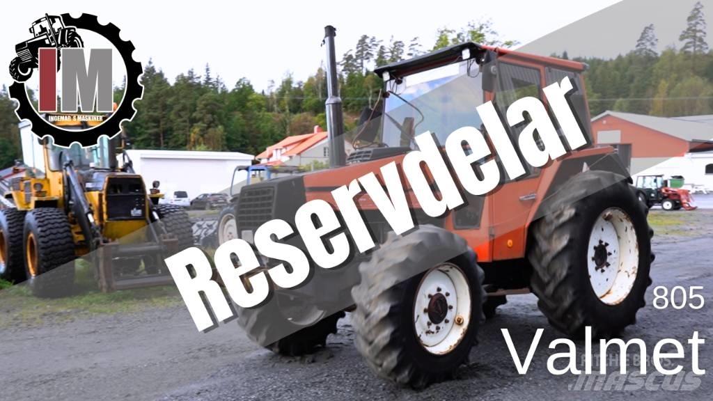 Valmet 805 Podvozky a zavěšení kol