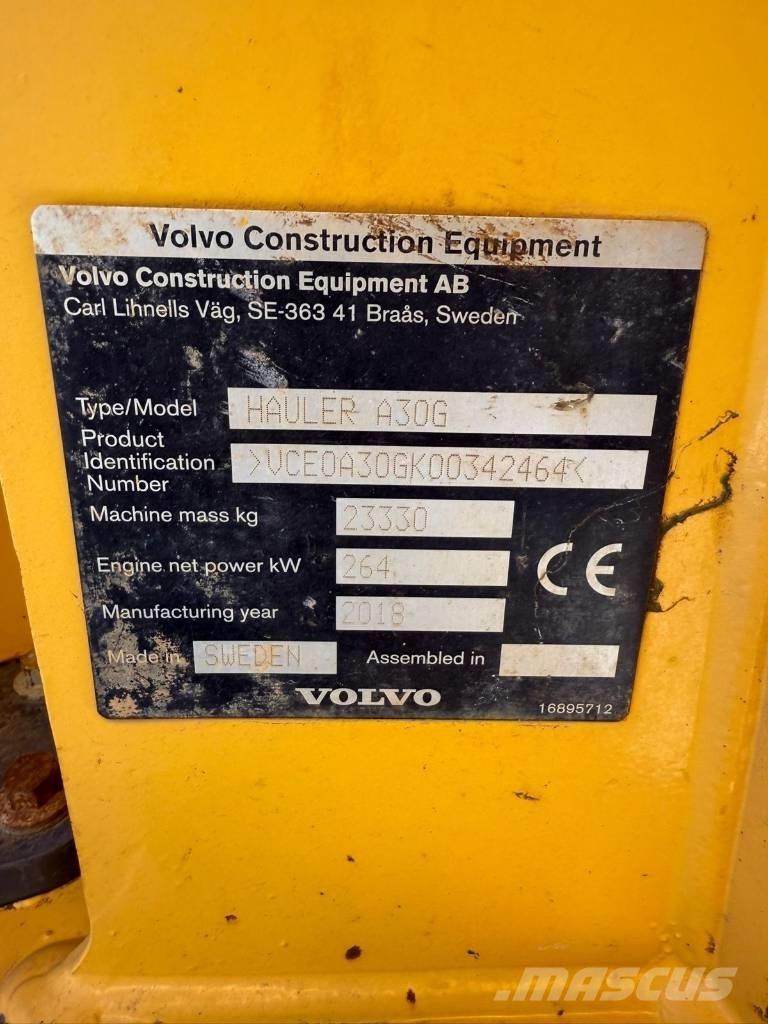 Volvo A 30 G Kloubové dempry