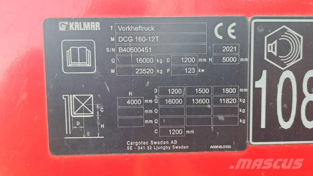 Kalmar DCG160-12T Stavebnictví - ostatní