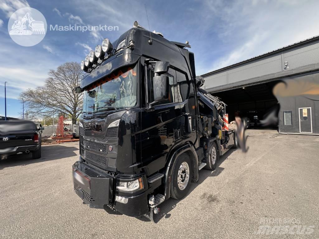 Scania R 500 Autojeřáby, hydraulické ruky