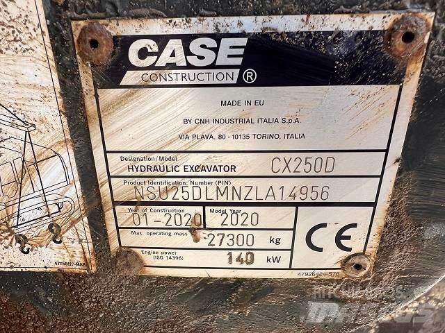 CASE CX 250 D Pásová rýpadla