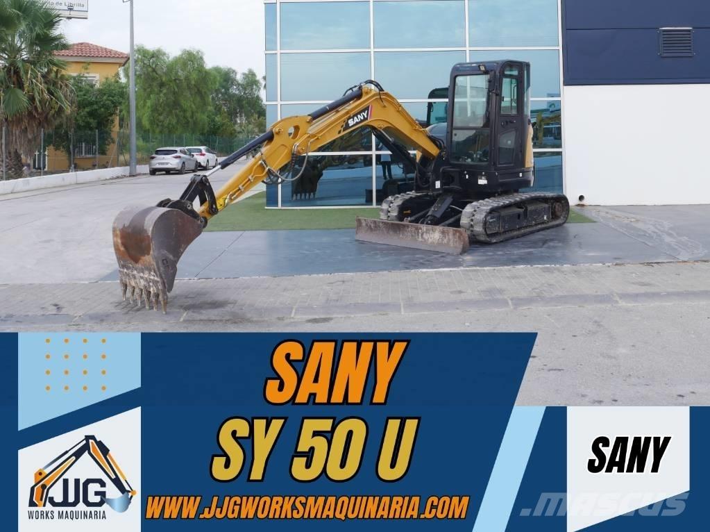 Sany SY 50 U Mini rýpadla < 7t