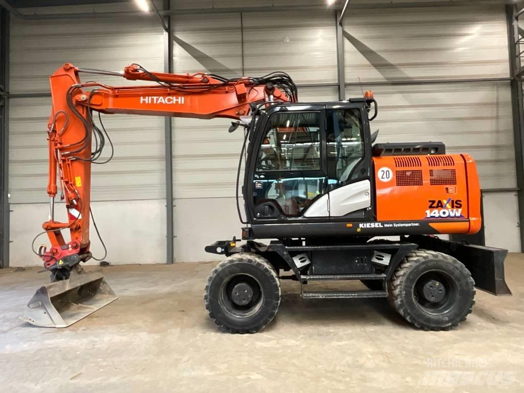 Hitachi ZX 140 W-6 Kolová rýpadla