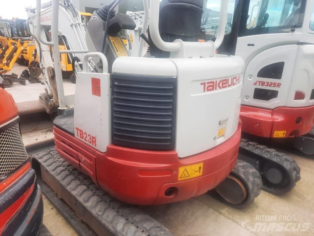 Takeuchi TB23R Mini rýpadla < 7t