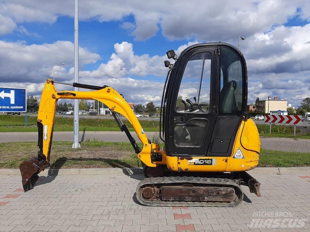JCB 8018 Mini rýpadla < 7t