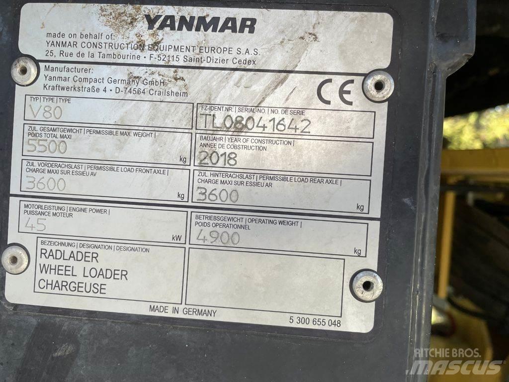 Yanmar V80 Kolové nakladače