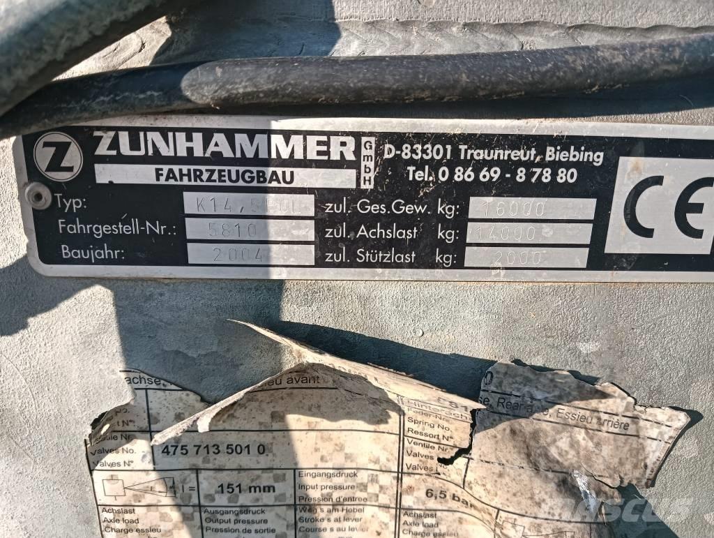 Zunhammer K 14 55PUL Rozmetadla chlévské mrvy