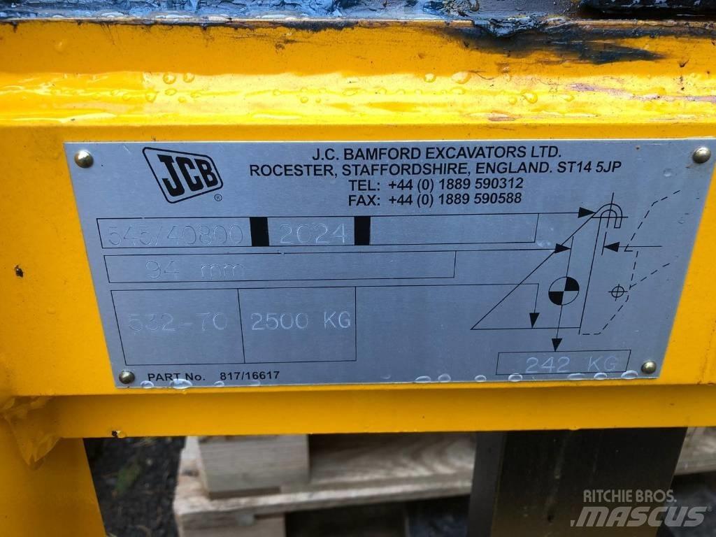 JCB PALLET FORKS Další nakladače, rypadla a příslušenství