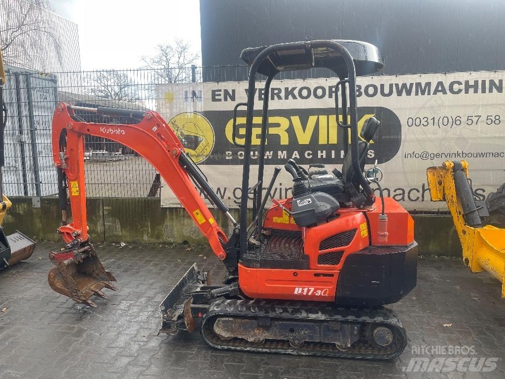 Kubota U17-3 hybride Mini rýpadla < 7t