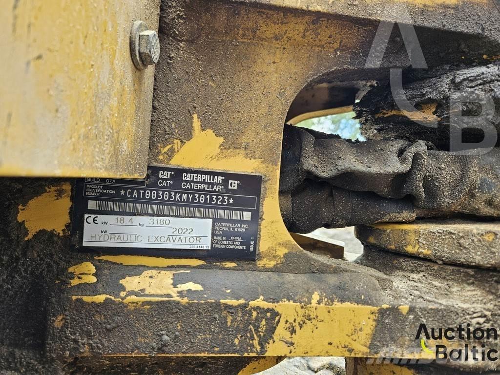 CAT 303 CR Mini rýpadla < 7t