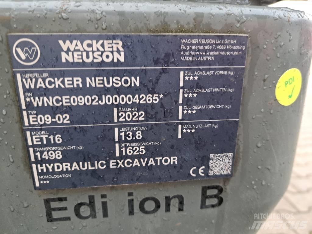 Wacker Neuson ET16 Pásová rýpadla