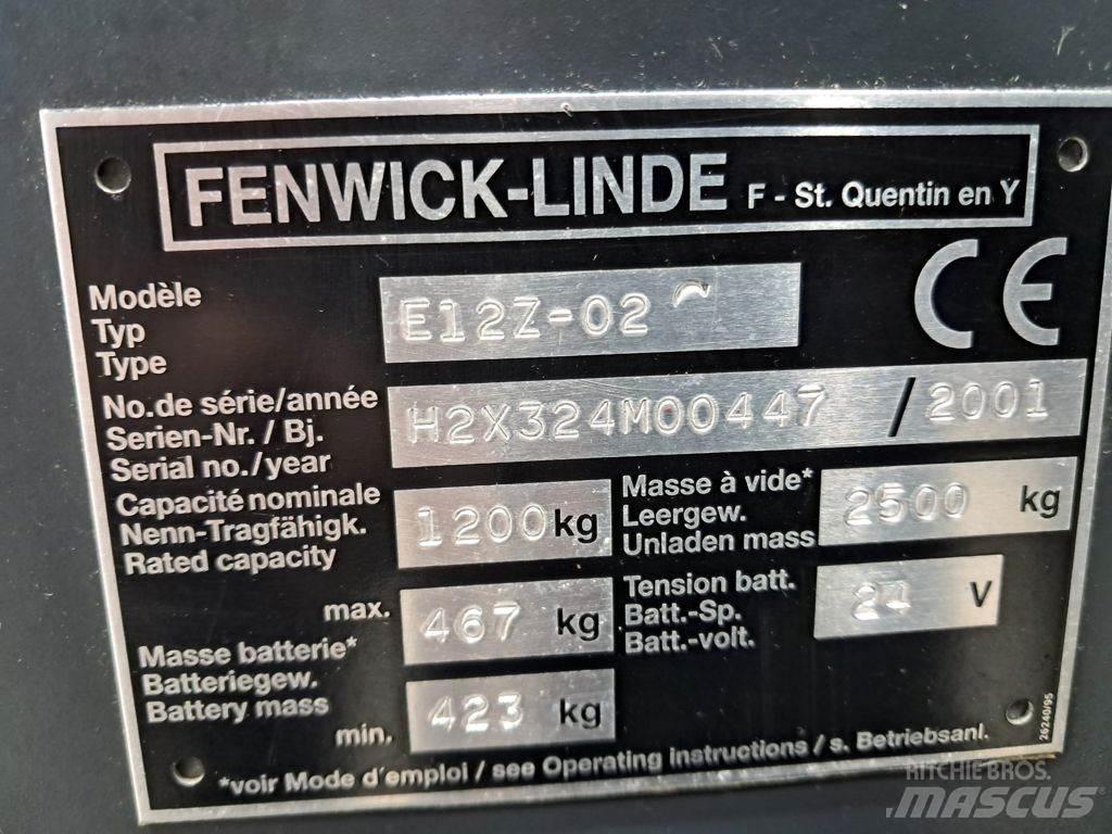 Linde E12Z-02 Akumulátorové vozíky