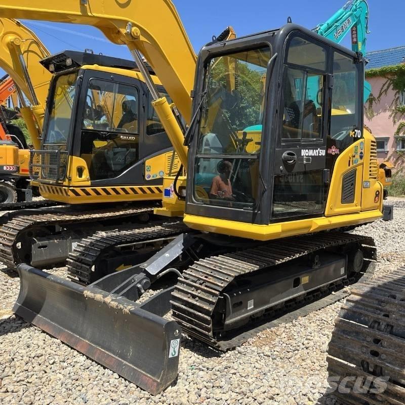 Komatsu PC 70 Pásová rýpadla
