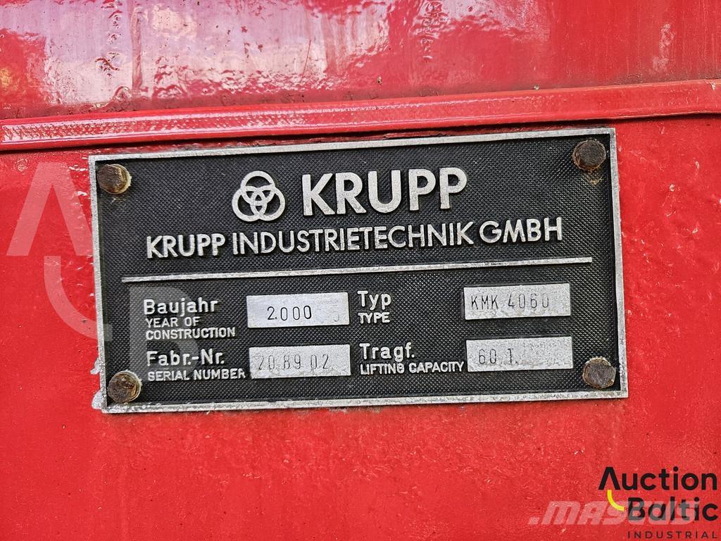 Krupp KMK 4060 Autojeřáby, hydraulické ruky