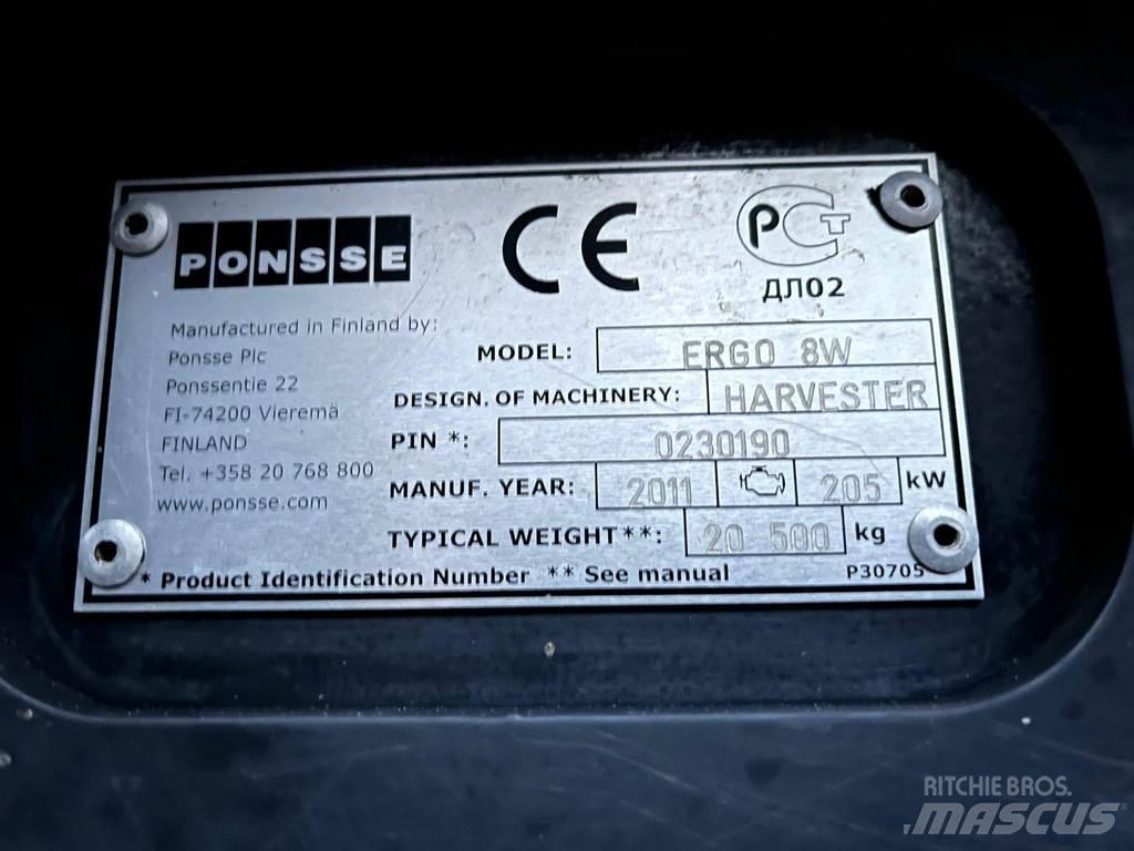 Ponsse Ergo 8W Harvestory