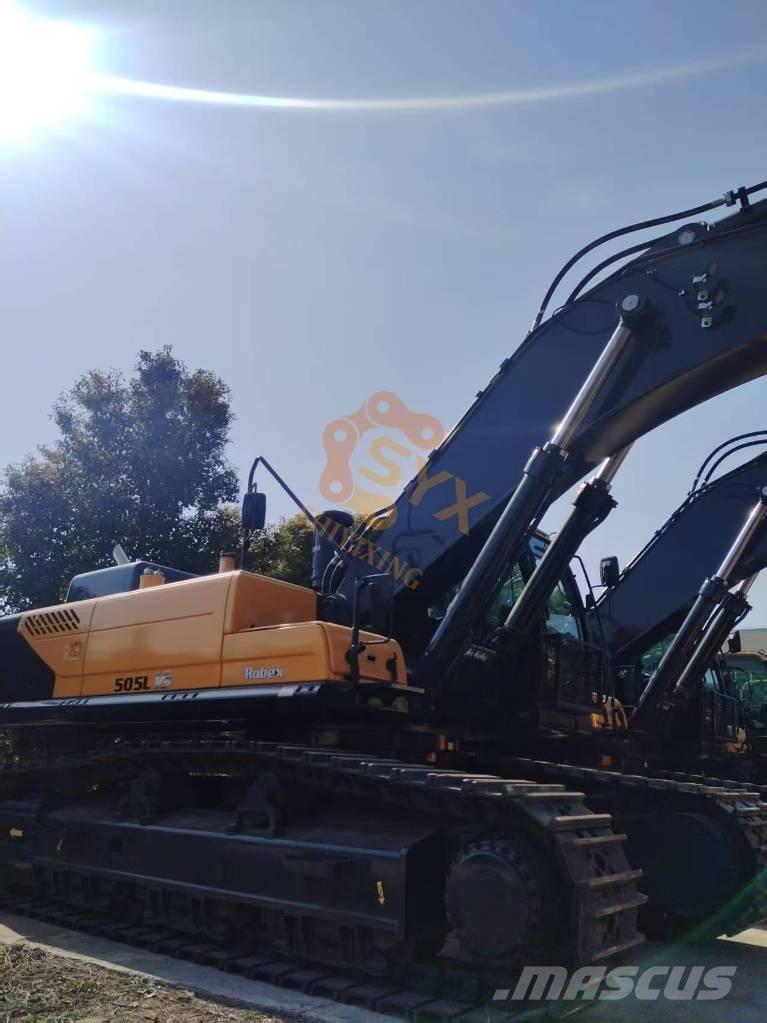 Hyundai R 505 L VS Pásová rýpadla