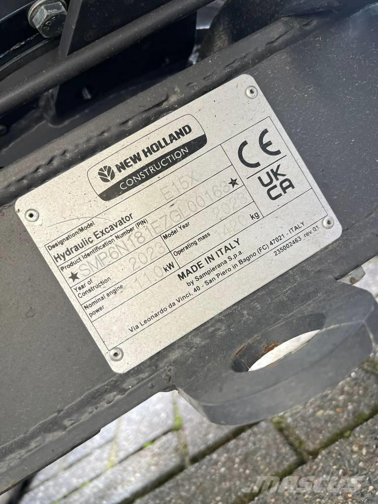 New Holland E 15 X Mini rýpadla < 7t