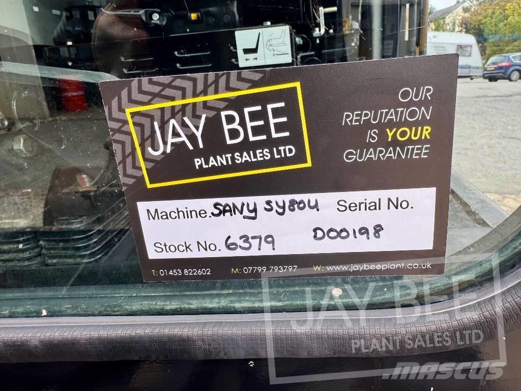 Sany SY 80 U Midi rýpadla 7t - 12t