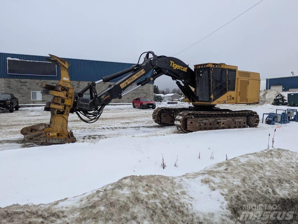 Tigercat X870D Kácecí harvestory
