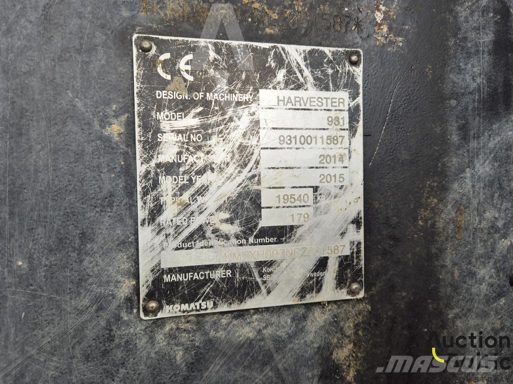 Komatsu 931.1 Harvestory