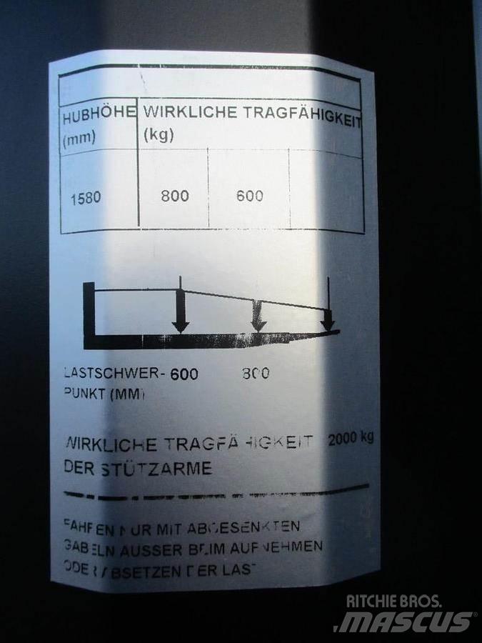 Toyota SWE 080L Ručně vedené vysokozdvižné vozíky