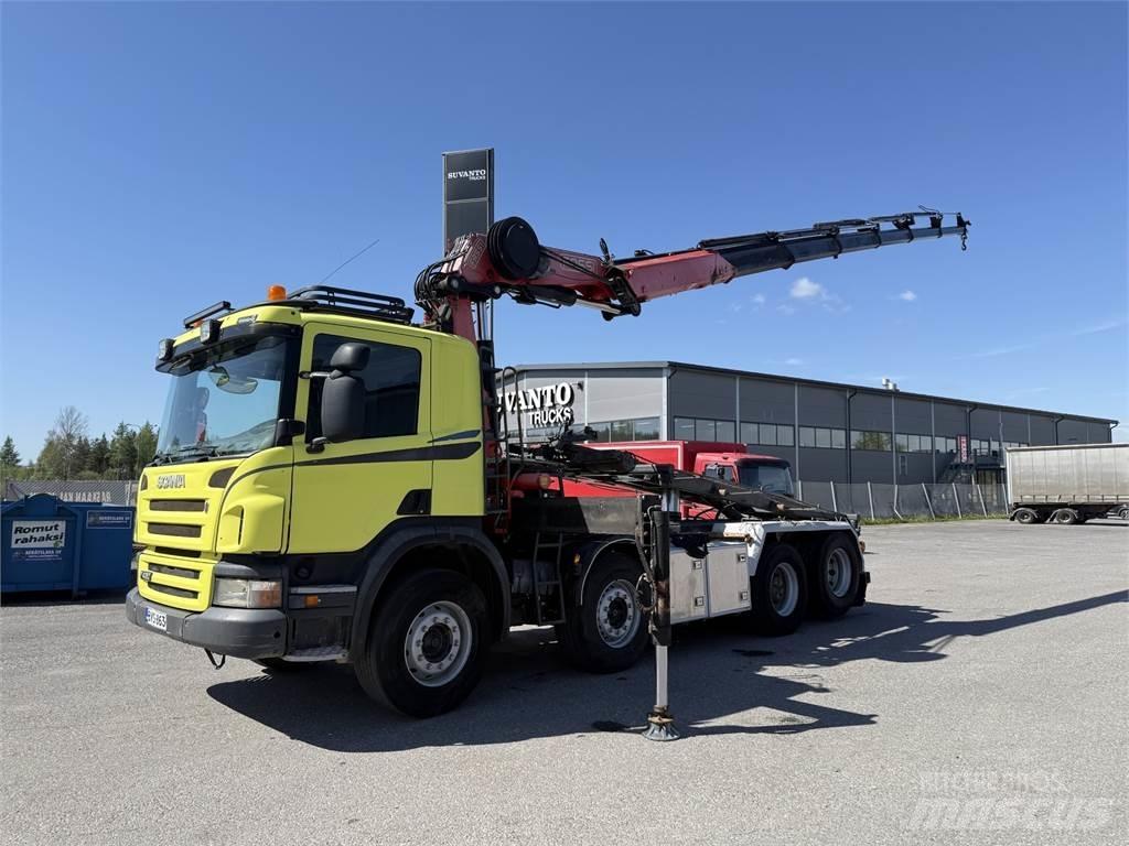 Scania P420 8X2 Autojeřáby, hydraulické ruky