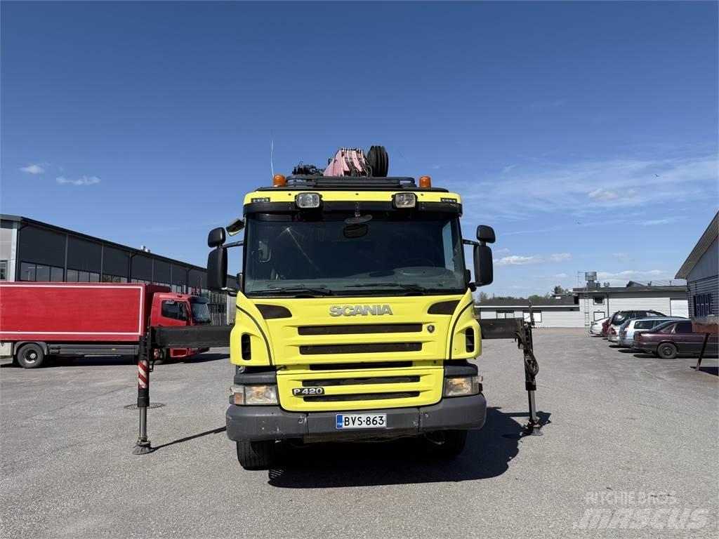 Scania P420 8X2 Autojeřáby, hydraulické ruky