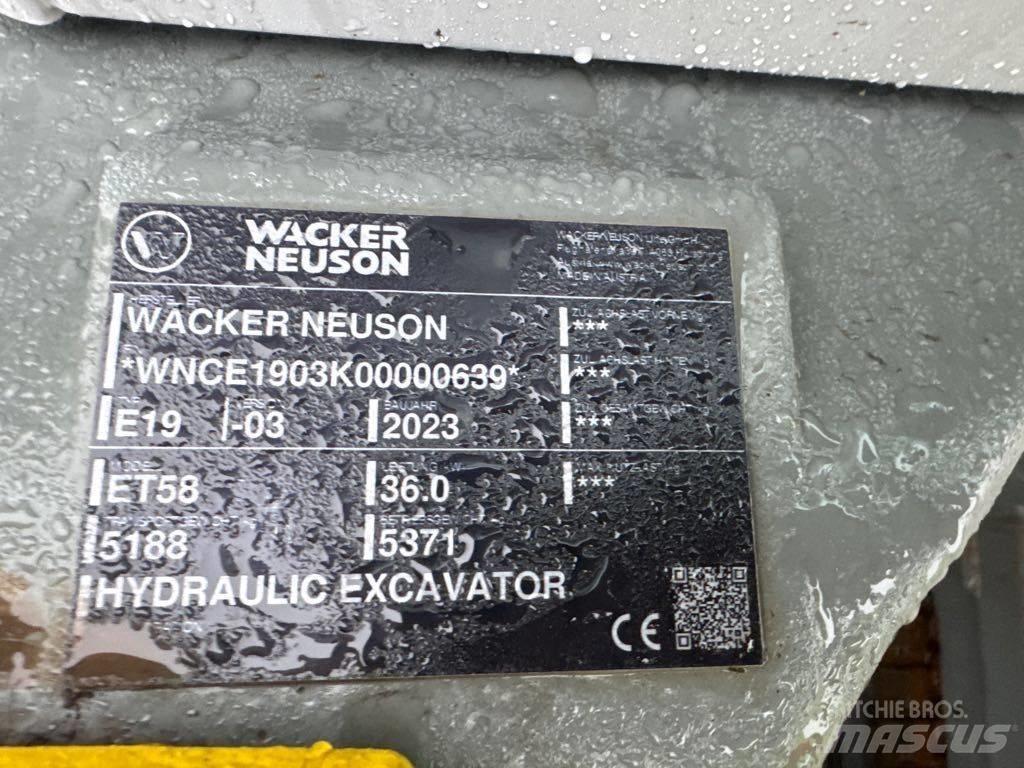 Wacker Neuson ET58 Pásová rýpadla