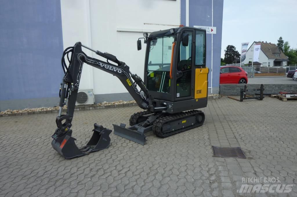 Volvo EC 18 E Mini rýpadla < 7t
