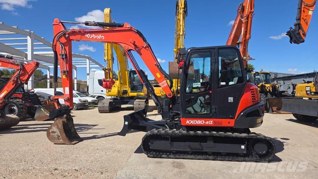 Kubota KX 080-4 Midi rýpadla 7t - 12t