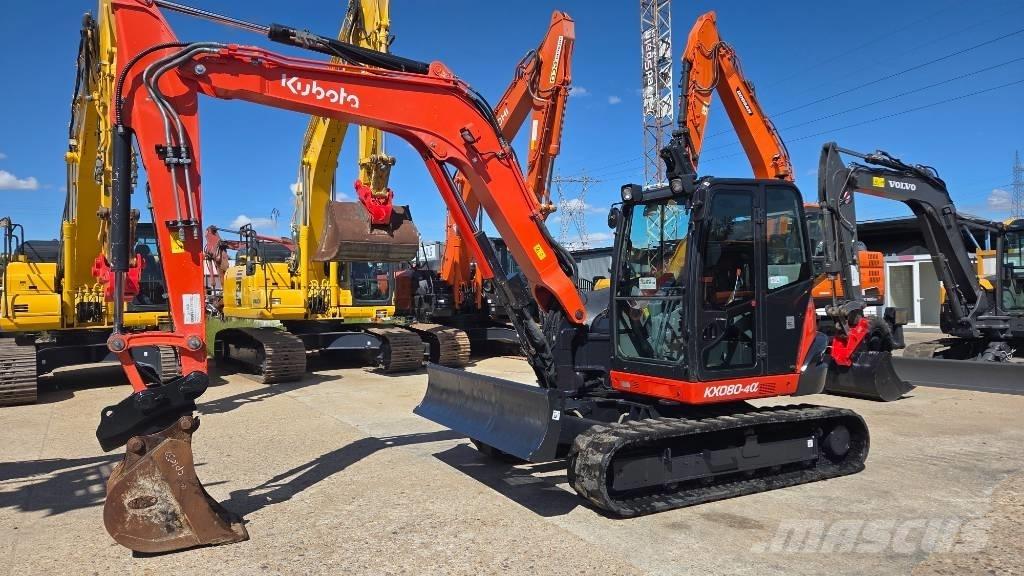 Kubota KX 080-4 Midi rýpadla 7t - 12t