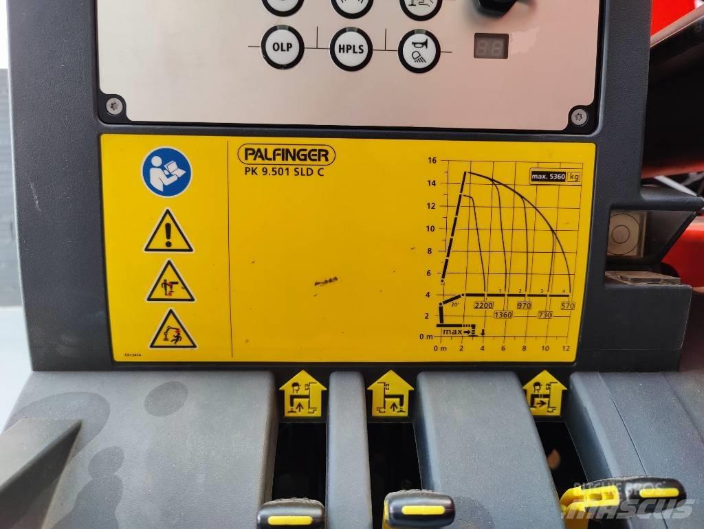 Palfinger PK 9501 Nakládací jeřáby