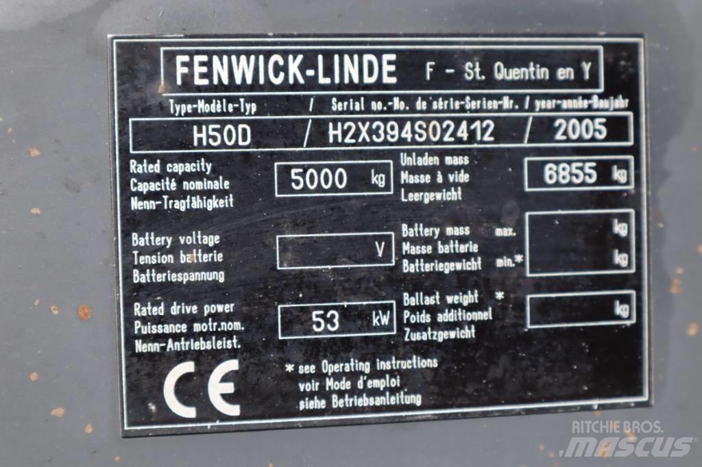 Linde H50D 5000 Kg Dieselové vozíky