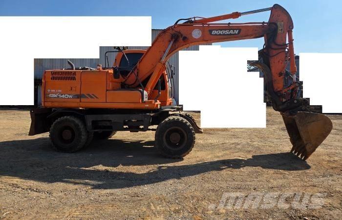 Doosan DX 140 WV-3 Kolová rýpadla