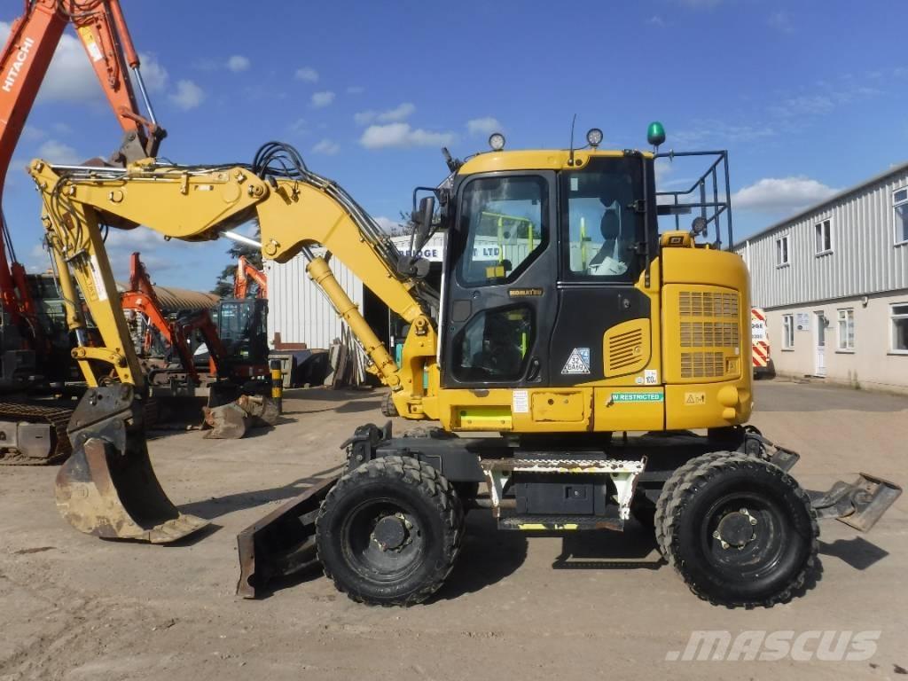Komatsu PW118MR-11 Kolová rýpadla