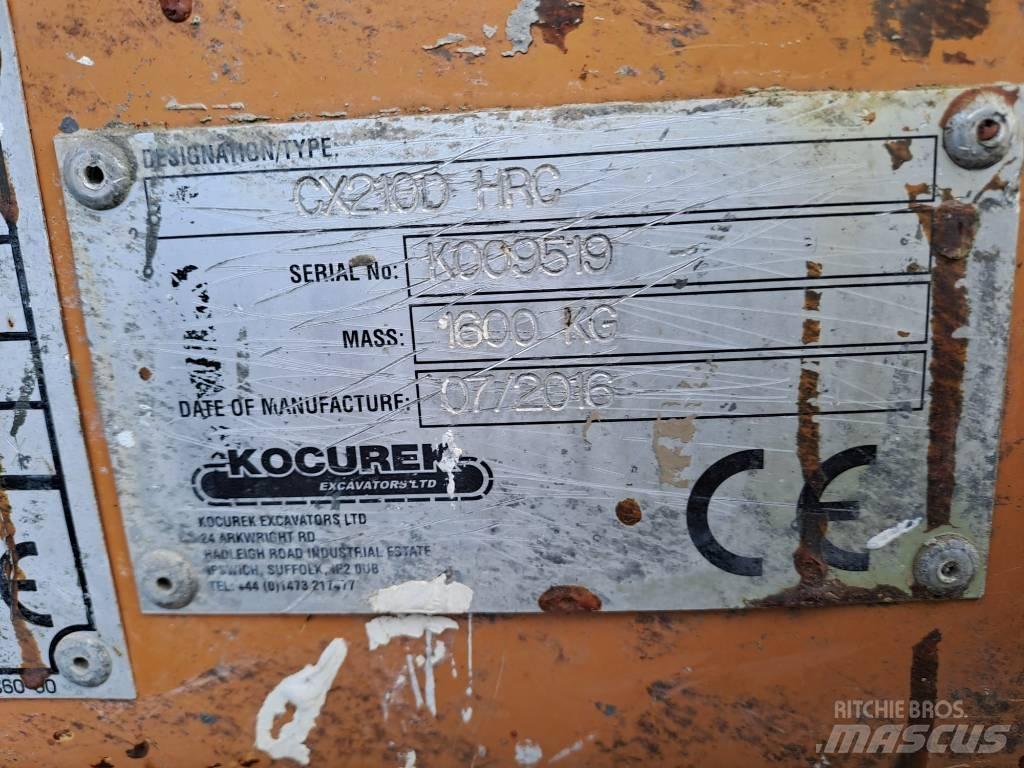 CASE CX 210 D Pásová rýpadla