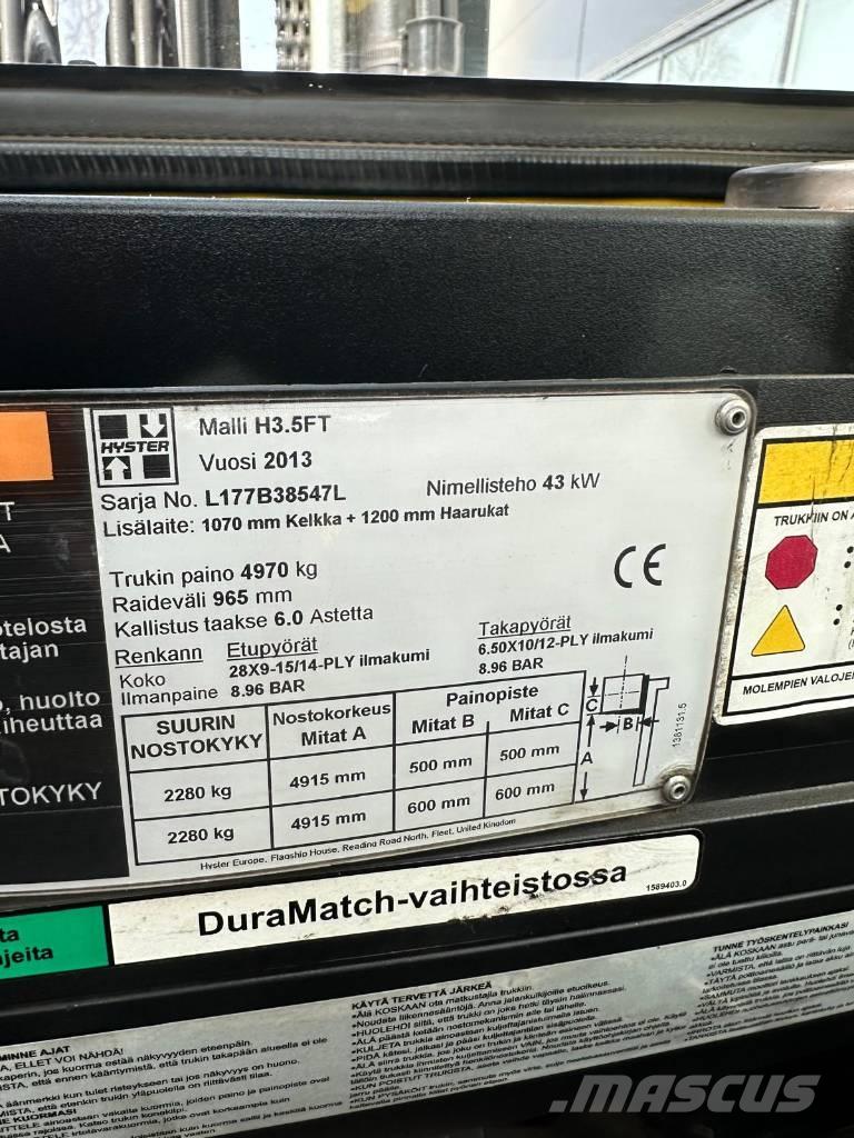 Hyster H 35 FT Dieselové vozíky