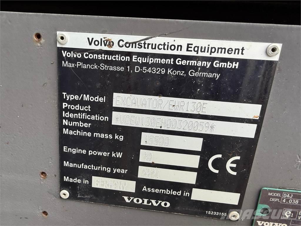 Volvo EWR130E Kolová rýpadla